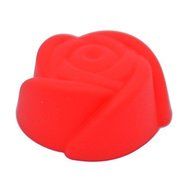 QINF Silicone Cake Chocolate Pudding Jelly Mold With Baking Oven Silicone Mold (Rose) (Color Random) N3