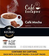 Caf&eacute; Escapes Caf&eacute; Mocha, K-Cup Portion Pack for Keurig Brewers, 24-Count N27