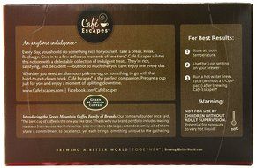 Caf&eacute; Escapes Caf&eacute; Mocha, K-Cup Portion Pack for Keurig Brewers, 24-Count N31