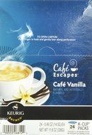 Caf&eacute; Escapes Caf&eacute; Mocha, K-Cup Portion Pack for Keurig Brewers, 24-Count N35
