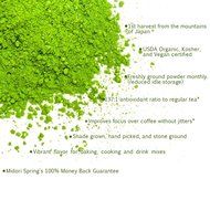 Organic Ceremonial Matcha (Emerald Class 100g) Chef's Choice Quality Japanese Matcha Powder For Beverages, Baking... N9
