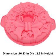 Beautiful Garland Mould - 10.2 Garland Flan Birthday Party Cake Bread Pie Muffin Silicone Mould Baking Pan by...