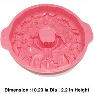 Beautiful Garland Mould - 10.2 Garland Flan Birthday Party Cake Bread Pie Muffin Silicone Mould Baking Pan by... N2