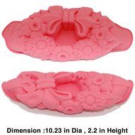 Beautiful Garland Mould - 10.2 Garland Flan Birthday Party Cake Bread Pie Muffin Silicone Mould Baking Pan by... N3