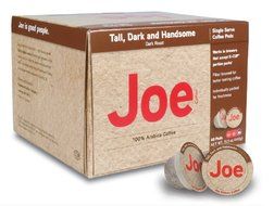 Joe Knows Coffee, Tall Dark and Handsome, Single Serve Pods, 40-Count for Keurig K-Cup Brewers