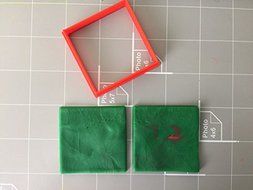 Square Shape Cookie Cutter (4 Inch)