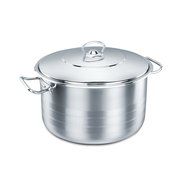 Korkmaz Classic Stainless Steel Covered Stockpot (6.3 quart)