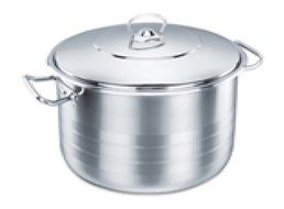 Korkmaz Classic Stainless Steel Covered Stockpot (6.3 quart) N3