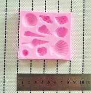 HOT Lovely Shell Silicone Mold,fondant Cake Decorating Tools,silicone Soap Mold,silicone Cake Mold N2