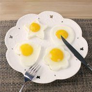 Fried Egg Shaper Mold , Vangoddy Stainless Steel Egg Mould Cooking Kitchen Tools for Kids and Lovers (4 Pack (... N2