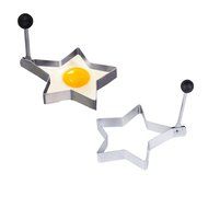 Fried Egg Shaper Mold , Vangoddy Stainless Steel Egg Mould Cooking Kitchen Tools for Kids and Lovers (4 Pack (... N11