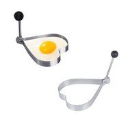 Fried Egg Shaper Mold , Vangoddy Stainless Steel Egg Mould Cooking Kitchen Tools for Kids and Lovers (4 Pack (... N15
