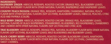 Celestial Seasonings - Herbal Fruit Tea Sampler Caffeine Free - 18 Tea Bags N4