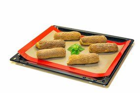 Silicone Oven Mitt &amp; Baking Mat, Heat Resistant Kitchen Gloves and Baking Mat for Cooking, Baking, Barbeque, Grilling N4