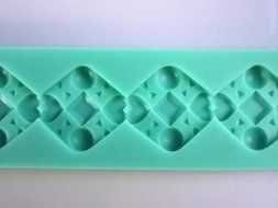 3d Silicone Fondant Cake Lace Mold Round Square Modelling Chocolate Cake Decoration