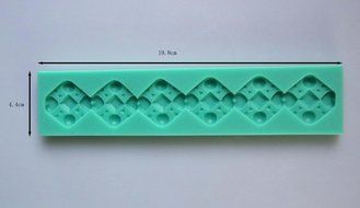 3d Silicone Fondant Cake Lace Mold Round Square Modelling Chocolate Cake Decoration N2