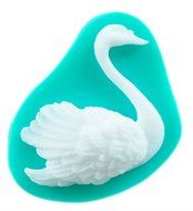 Chariot trading - Food-grade Silicone Mold 3D swan,Fondant Cake