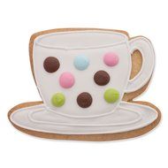 Tea Party Cookie Cutter Set - 3 Piece - Teapot, Teacup, Cupcake - Ann Clark - US Tin Plated Steel N4