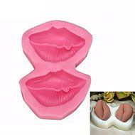 "dipshop Lips Silicone Fondant Mold Cake Decorating Mould Gumpaste Sugarpaste Mold FDA LFGB" shopping N2