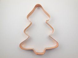 Large Simple Cute Christmas Tree Cookie Cutter N3