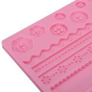 Pastry Cake Fondant Silicone Flower Bowknot Mold N2