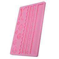 Pastry Cake Fondant Silicone Flower Bowknot Mold N4