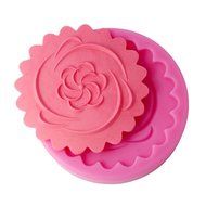 FOUR-C Silicone Sugarpaste Mold Cup Cake Top Decor Mould Color Pink
