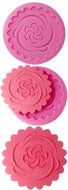 FOUR-C Silicone Sugarpaste Mold Cup Cake Top Decor Mould Color Pink N2