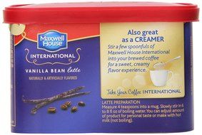 Maxwell House International Coffee Decaf Sugar Free Suisse Mocha Cafe, 4-Ounce Cans (Pack of 4) N15