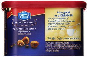 Maxwell House International Coffee Decaf Sugar Free Suisse Mocha Cafe, 4-Ounce Cans (Pack of 4) N31