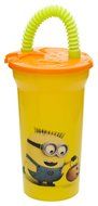 Zak Designs Fun Sip Tumbler with Lid and Flexi-Straw featuring Halloween Minions, Break-resistant and BPA-free...