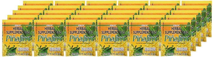 Pinalim Tea/Te de Pinalim Mexican Version- Pineapple, Flax, Green Tea, &amp; White Tea - 30 Day Supply