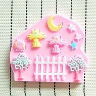 Martha Art Craft - Sugarcraft Decorating Kit High Quality Moon and Stars Molds Silicone Silicone Cake Mold Cake...