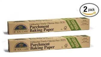 (Pack of 2) If You Care Silicone Coated Unbleached Parchment / Baking Paper 70-Foot Roll