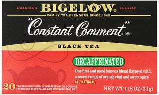 Bigelow Decaffeinated Constant Comment Tea, 20-Count Boxes (Pack of 6)