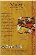 Numi Organic Turmeric Tea - Amber Sun, Blended w/ Rooibos, Cinnamon &amp; Vanilla, 12 non-GMO Tea Bags, 3 Count N12