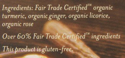 Numi Organic Turmeric Tea - Amber Sun, Blended w/ Rooibos, Cinnamon &amp; Vanilla, 12 non-GMO Tea Bags, 3 Count N13
