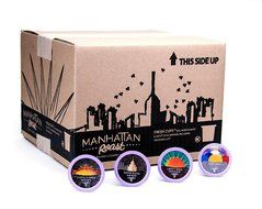 Manhattan Roast Variety Pack of 4 Signature Blends &lsquo;Empire Blend &lsquo;Times Brew &lsquo;Liberty Brew &lsquo;Chrysler Brew' Single-Serve...
