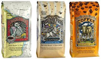 Raven's Brew Whole Bean Coffee Variety Pack, Number 1, 12 Ounce (Pack of 3)