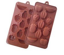 11 Cups Fruits Shape Chocolate Mold Silicone Cake Moulds Diy Kitchen Accessories Cake Baking Tools