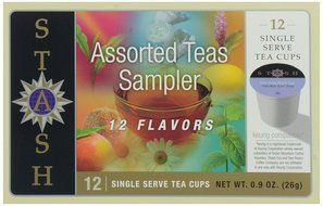 Stash Tea Variety Pack Single-Cup Tea for Keurig K-Cup Brewers, 12 Count N3