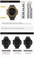 [Lad Weather] German Sensor Digital Compass Altimeter/Barometer/Weather Forecast/ Outdoor Climbing/Running/Walking... N4