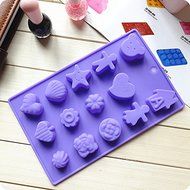 HuaYang Boy&amp;Girl Love Story Cake Cookie Chocolate Silicone Gel Mold Mould Baking Tray(1Pcs: Random Color)