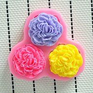 Martha Art Craft - Sugarcraft Decorating Kit 3 Flower Hower Party Fondant Molds Silicone Silicone Soap Mold,silicone...