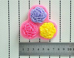 Martha Art Craft - Sugarcraft Decorating Kit 3 Flower Hower Party Fondant Molds Silicone Silicone Soap Mold,silicone... N2