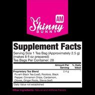 Skinny Bunny AM Tea Weight Loss &amp; Detox Tea: Manage Weight, Support Immune System, Healthy Cleanse &amp; Promote Health... N19