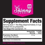 Skinny Bunny AM Tea Weight Loss &amp; Detox Tea: Manage Weight, Support Immune System, Healthy Cleanse &amp; Promote Health... N21