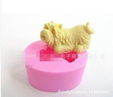 New Arrival! Design 286 Dog Shape Silicone 3D Fondant Mold, Soap Mold,Cake Decoration Tool