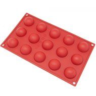 BlueTop(TM) Silicone Cake Bread Mold Chocolate Mold Cake Biscuit Pan Tray DIY Mould (15-Cavity)