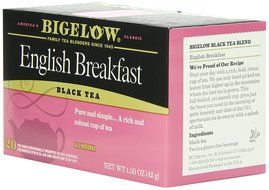 Bigelow English Breakfast Tea, 20-Count Boxes (Pack of 6) N2